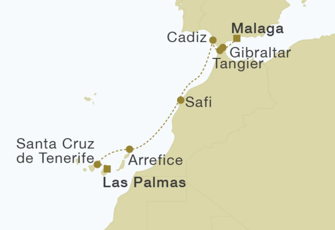 Spain Morocco Canary Islands Itinerary